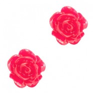 Kunsthars Roos kraal 10mm Coral red